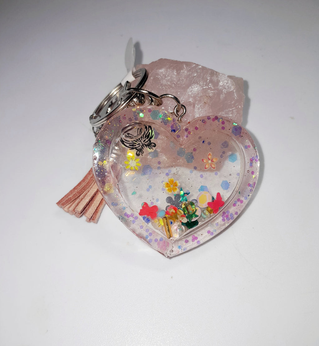 Porte-clés shaker coeur