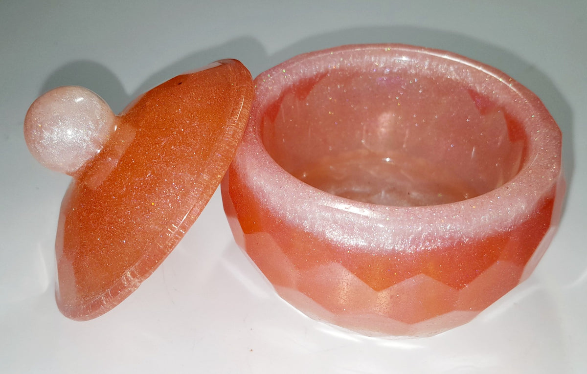 Boîte à bijoux à facettes