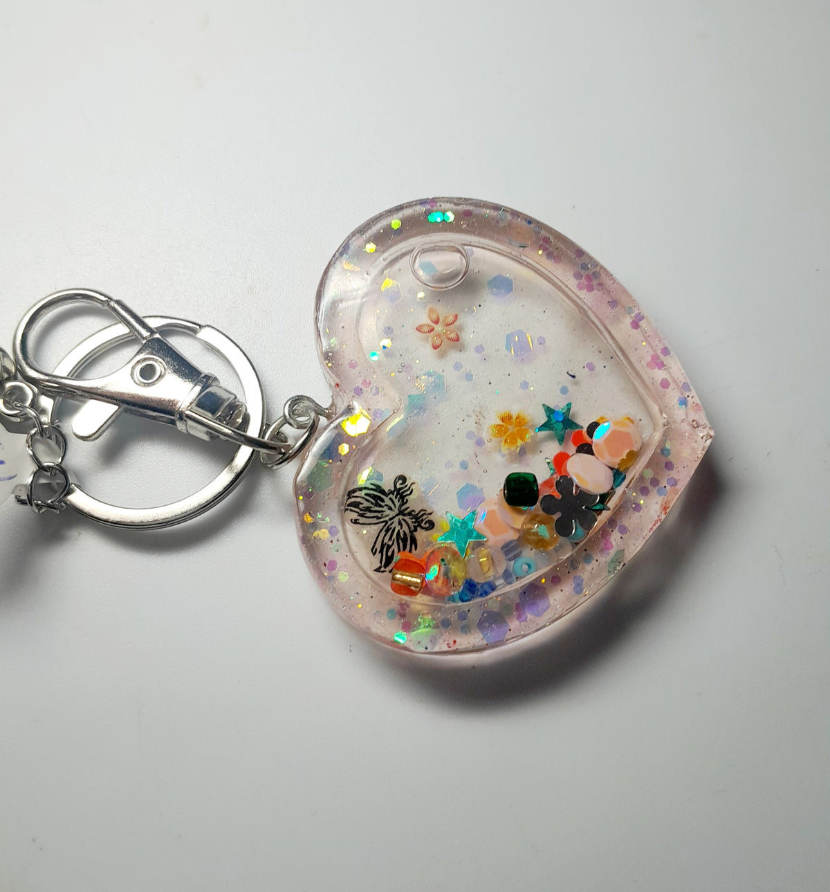 Porte-clés shaker coeur