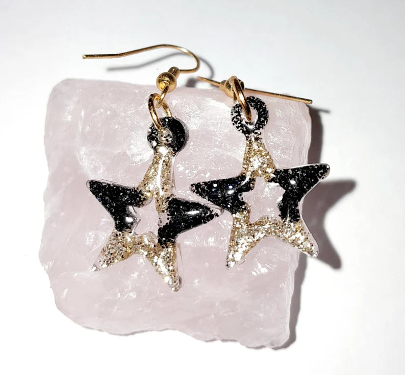 Boucles d'oreilles étoiles