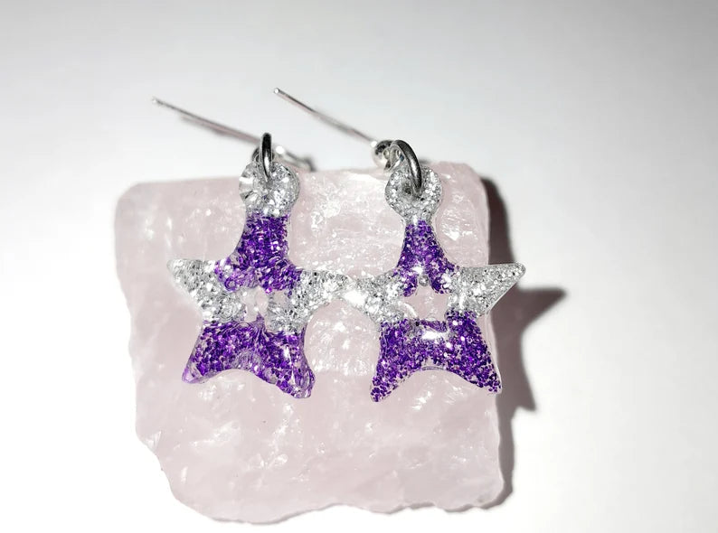 Boucles d'oreilles étoiles