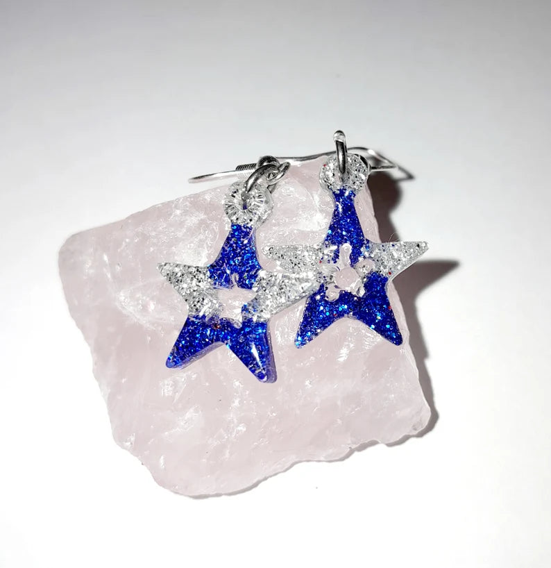 Boucles d'oreilles étoiles
