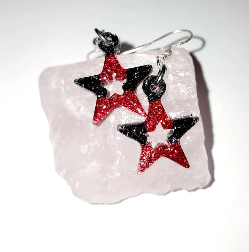 Boucles d'oreilles étoiles