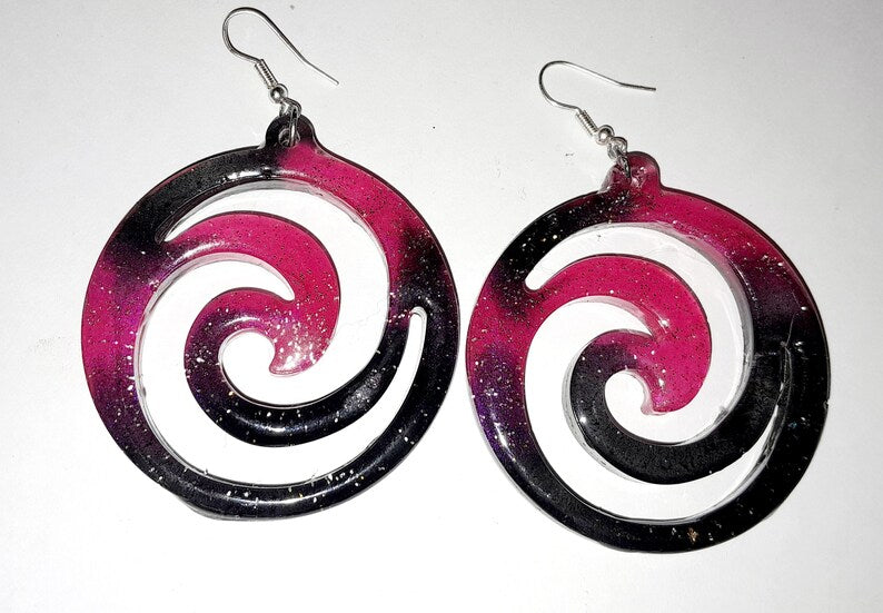 Boucles d'oreilles spirale