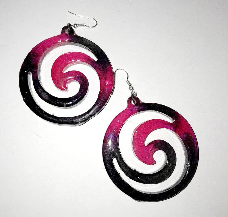 Boucles d'oreilles spirale