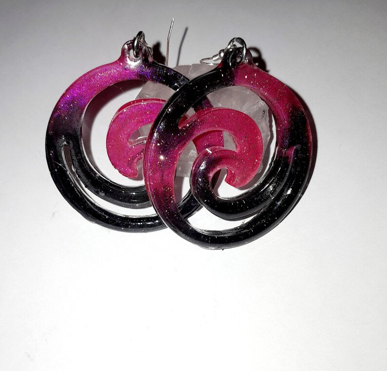 Boucles d'oreilles spirale