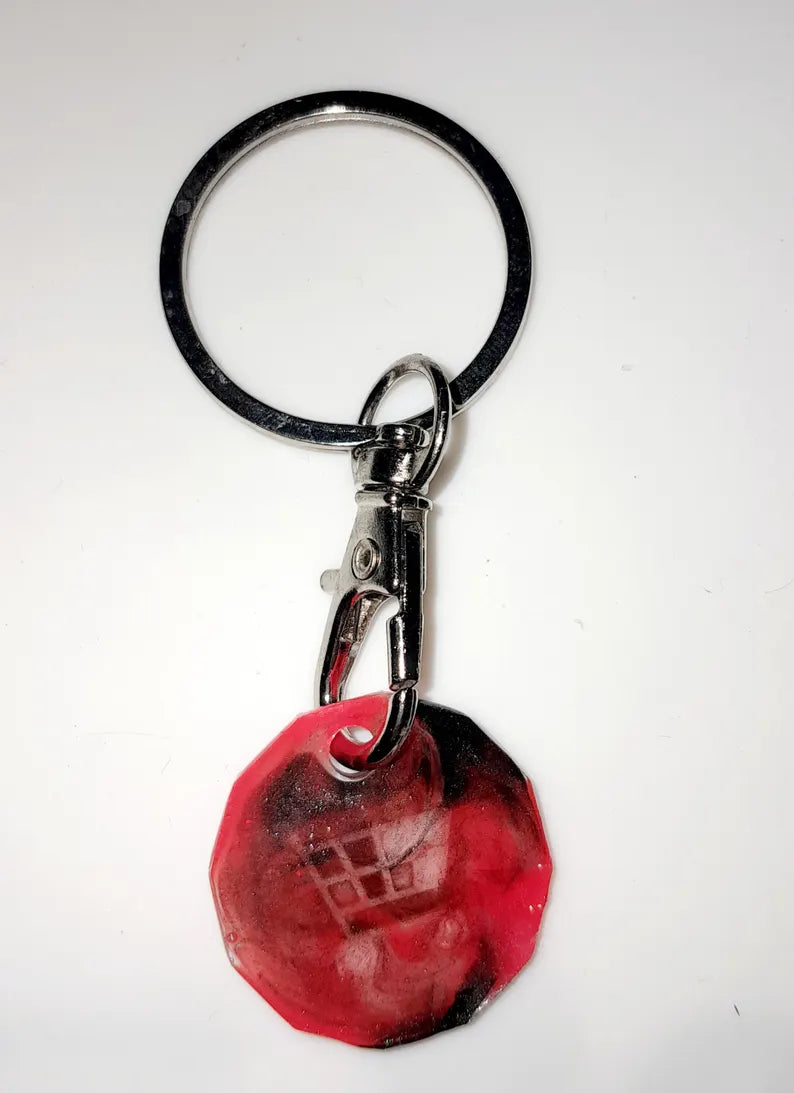 Porte-clés jeton de chariot