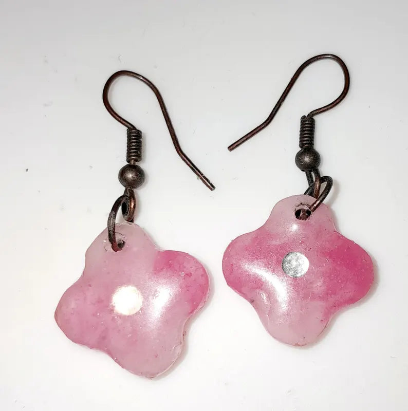 Boucles d'oreilles florales