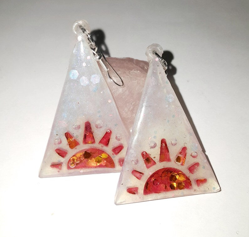 Boucles d'oreilles soleil