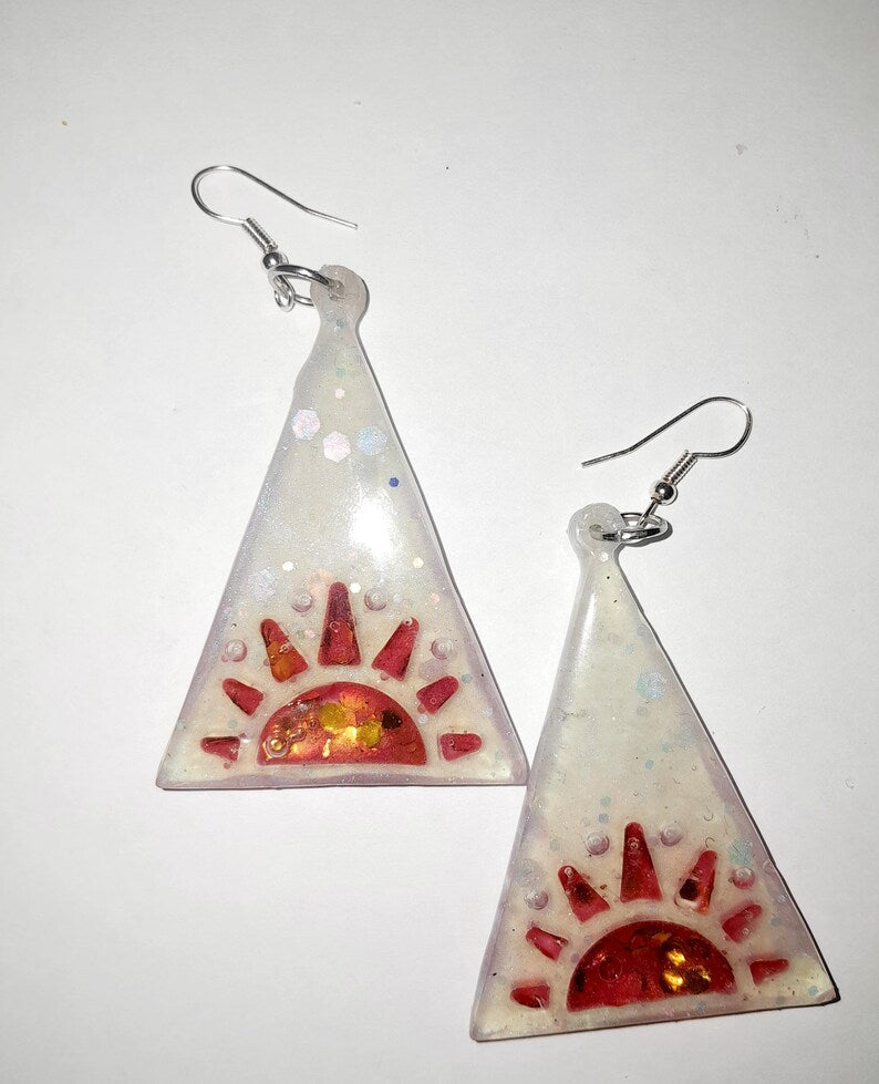 Boucles d'oreilles soleil