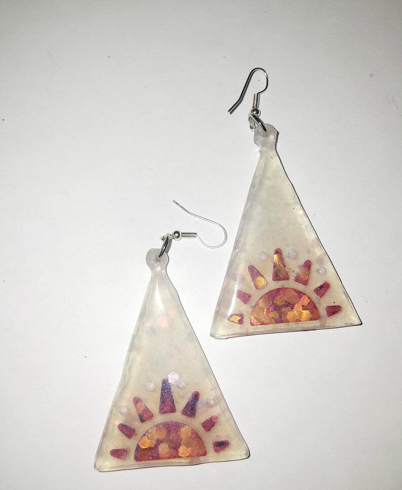 Boucles d'oreilles soleil