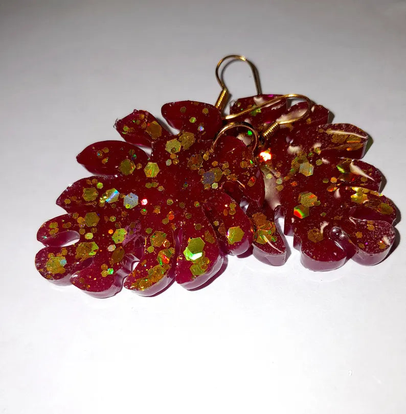 Boucles d'oreilles Feuilles