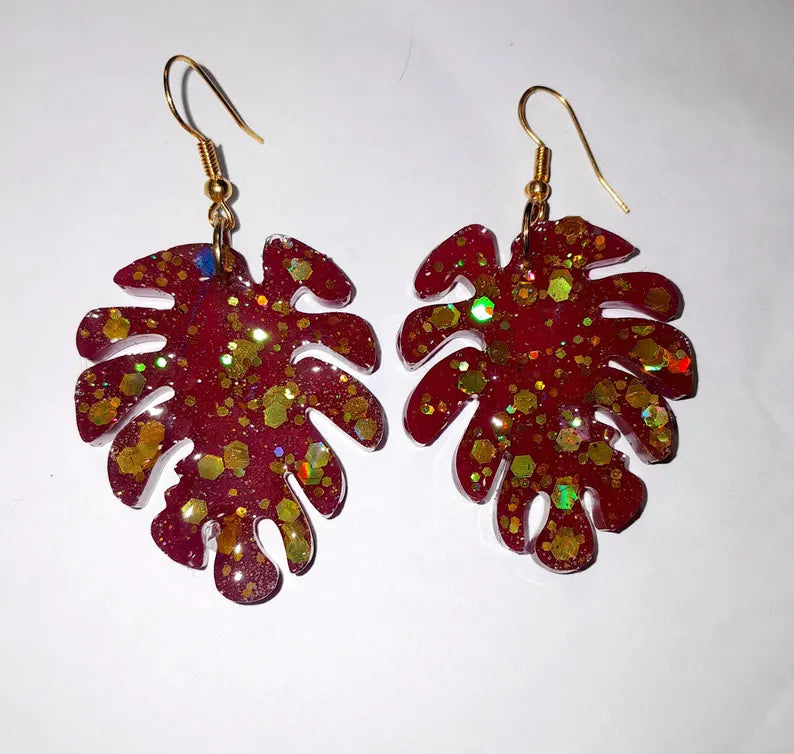 Boucles d'oreilles Feuilles