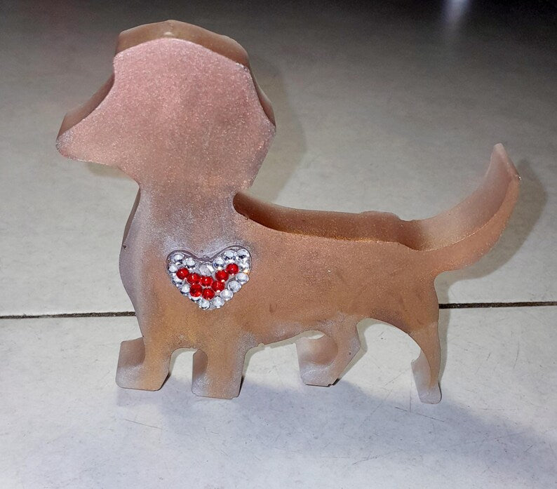 Figurine chien (Teckel)
