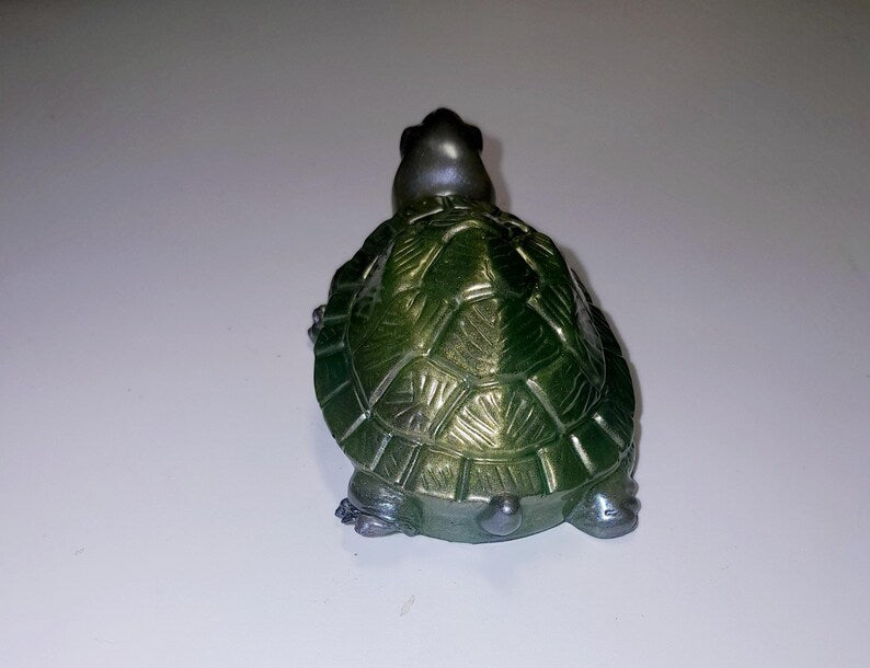 Figurines maman tortue et son bébé