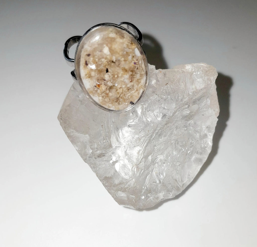 Bague véritable sable