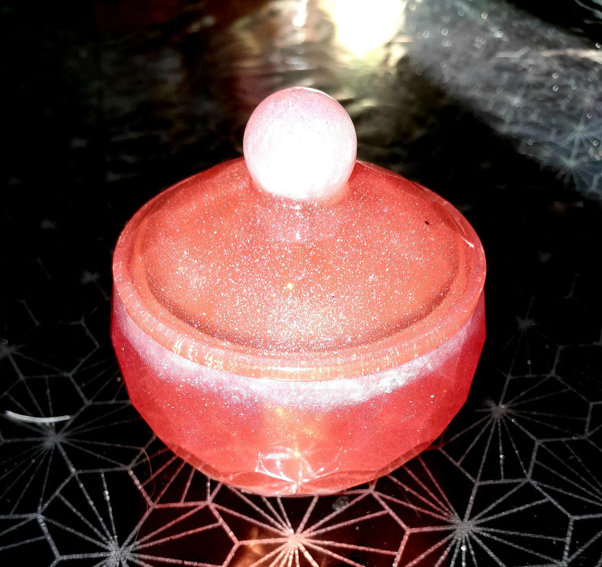 Boîte à bijoux ronde